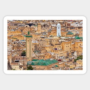 Fez Medina. Sticker